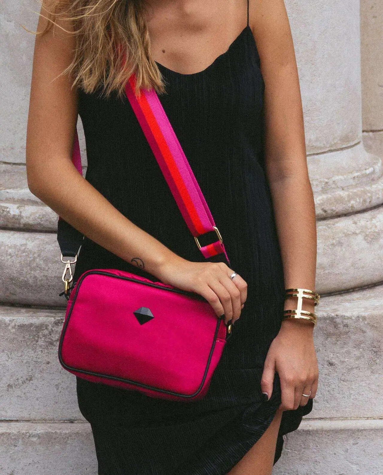 Bandolera Nina MF Fucsia