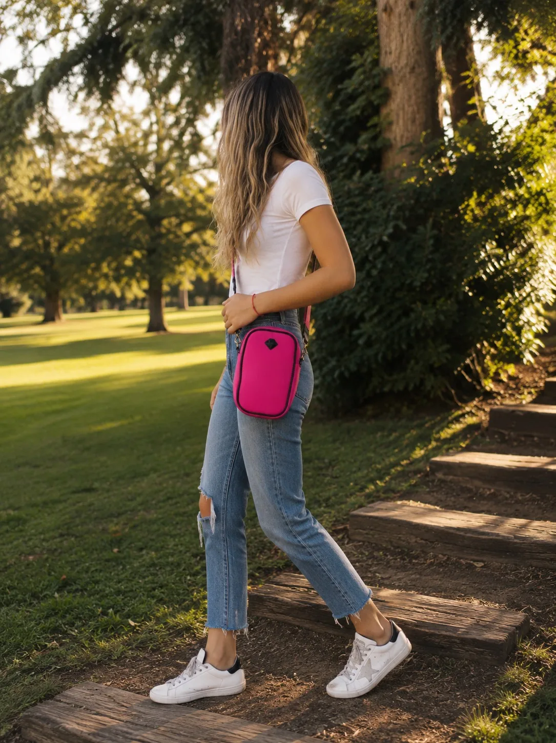 Bandolera Mumi NEO - Fucsia - Imagen 3